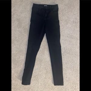 Forever 21 high waisted black jeggings